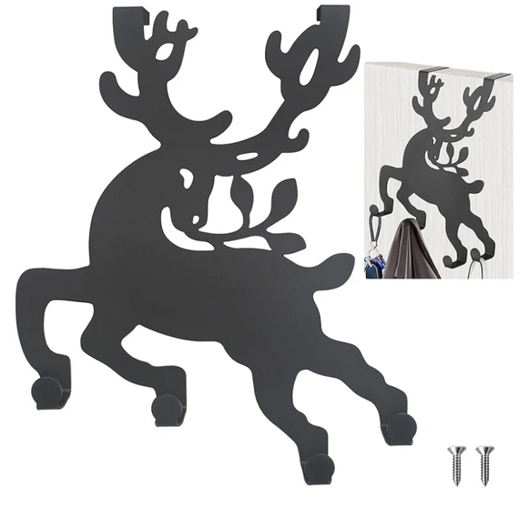 Decorative Over The Door Hooks, Heavy Duty Over Door Bathroom Hanger Towel Rack - Picture 1 of 2